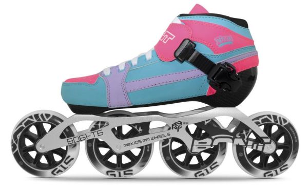 BONT Pursuit 100mm Gr. 36 Gamma Blue/Pink/Purple